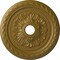 Ekena Millwork Palmetto Ceiling Medallion (Fits Canopies up to 3 5/8"), 23 5/8"OD x 3 5/8"ID x 1 5/8"P, Gold CM23PMGLS - alternate 1